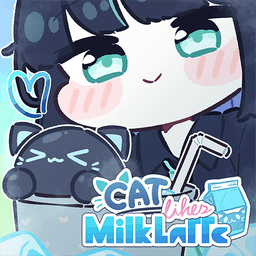 Cat Likes MilkLatte 이미지